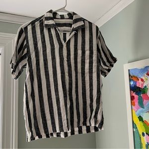 Striped linen shirt